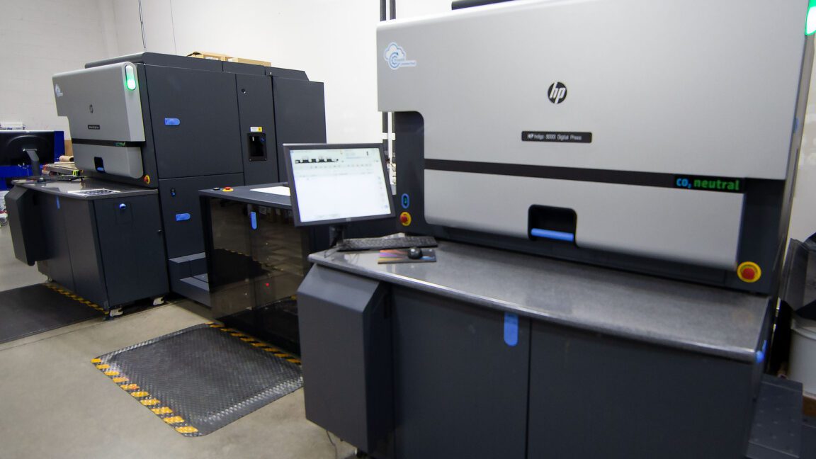 HP digital label printing presses